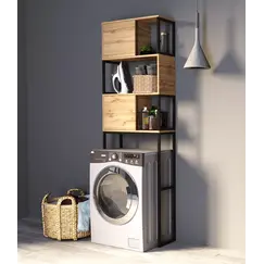 Шкаф 1Marka Grunge Loft 200*66, дуб вотан