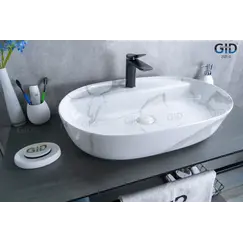 Накладная раковина для ванной Gid Mnc346C под камень