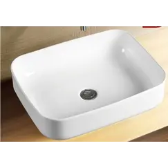 Раковина накладная ESBANO "ASTANES" (white) 500x390x130