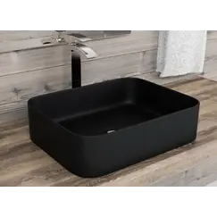 Раковина накладная ESBANO "ASTANES" матовый черный