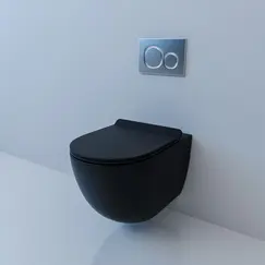 Унитаз подвесной ESBANO FORTEX (Черный матовый)