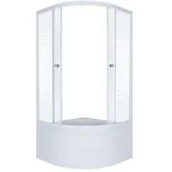 Душевое ограждение Triton  ПОЛОСЫ Б (высокий поддон) 90х90