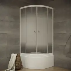 Душевое ограждение  Triton ЛАЙТ Б (высокий поддон) 90х90