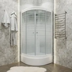 Душевая кабина Triton В ПОЛОСЫ (средний поддон)