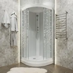 Душевая кабина Triton А ДН4 МОЗАИКА (низкий поддон)