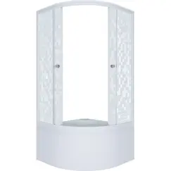 Душевое ограждение Triton МОЗАИКА Б (высокий поддон) 90х90