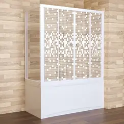 Шторка на ванну Triton 150 мозаика