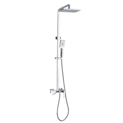 Душевая стойка ACWEN  1901A с изливом, хром