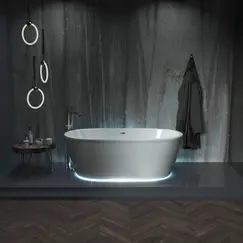 Ванна AIMA "TONDO" 174*80 с подсветкой/без подсветки