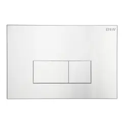 Клавиша смыва Black&White WPI-09544 серебро
