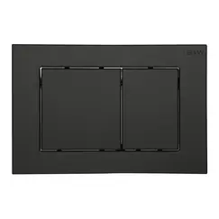 Клавиша смыва Black&White WPI-09532 матовый черный