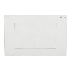 Клавиша смыва Black&White WPI-09531 глянцевый серый