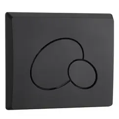 Кнопка смыва нажимная для инсталляции WW MARBERG 410 RD MT-BL круглая