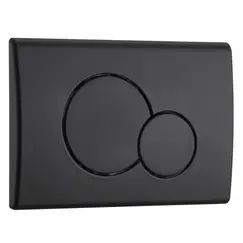 Кнопка  смыва нажимная для инсталляции WW MARBERG 507 RD MT-BL  круглая