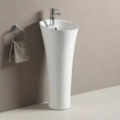 WW LEERBACH 4141 GL-WT Раковина напольная. 410х410х920 мм