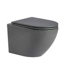 WW MERZBACH 041 MT-GR Унитаз подвесной серый матовый