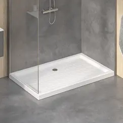 Душевой поддон прямоугольный керамический RGW CR высота 6см