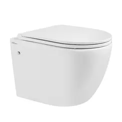 Унитаз ABBER Bequem AC1103 подвесной белый, безободковый