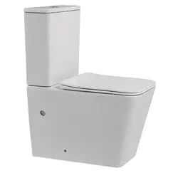 Унитаз ABBER Rechteck AC1210 компакт белый, безободковый