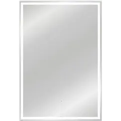 Зеркало-шкаф "КВАРТЕТ 50*80" с подсветкой, сенсор на зеркале