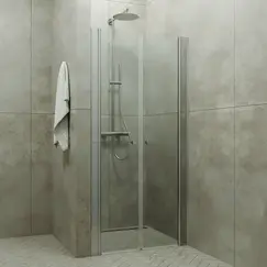 Душевая дверь в нишу Triton Дабл  стекло прозрачное, распашная