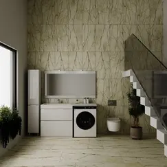 Тумба напольная 2 ящика Style Line с раковиной  Даллас левая/правая