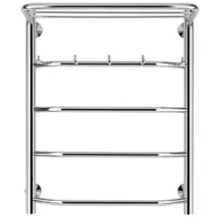 Полотенцесушитель Secado Агата 1 КСП , с крючками и  полочкой, водяной, хром