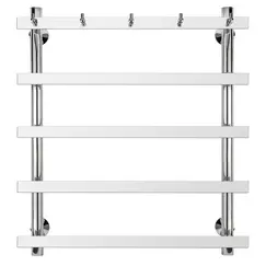 Полотенцесушитель Secado Понтида 1 К с крючками , водяной, хром