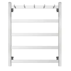 Полотенцесушитель Secado Корсико 1 К ,с крючками, водяной, хром