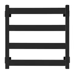 Полотенцесушитель Secado Комано 1 водяной, ЧЕРНЫЙ МАТОВЫЙ