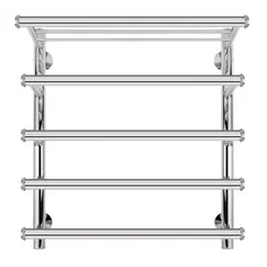 Полотенцесушитель Secado Турин 6 , с полочкой, водяной, хром