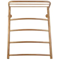 Полотенцесушитель латунный Secado Милан 4 с полочкой, водяной, бронза