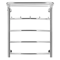 Полотенцесушитель Secado Милан 1 КСП , с крючками и полочкой,  электрический L/R хром