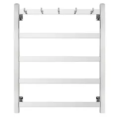 Полотенцесушитель Secado Корсико 1 К с крючками, электрический L/R хром