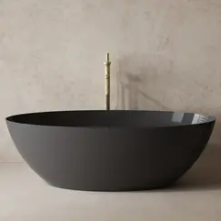 Карбоновая ванна ABBER Karbon AK9002-1.8 черная  180х85