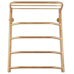 Полотенцесушитель латунный Secado Агата 3, с полочкой , электрический L/R бронза