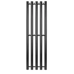 Полотенцесушитель Secado Бергамо 5К  электрический, с крючками,  L/R черный матовый