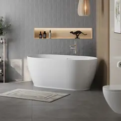 Акриловая ванна BELBAGNO BB413-1700-800