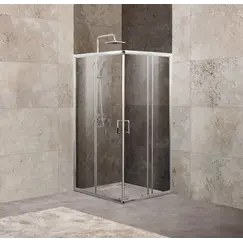 Душевой уголок BelBagno UNIQUE-A-2/-C-Cr прозрачное