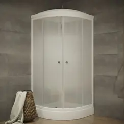 Душевая кабина Triton ЛАЙТ  А(низкий поддон) ДН4 стекло прозрачное, рифленое