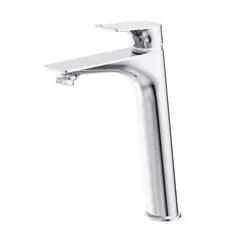 Смеситель для накладной раковины без донного клапана BelBagno MARINO-LMC-CRM-W0