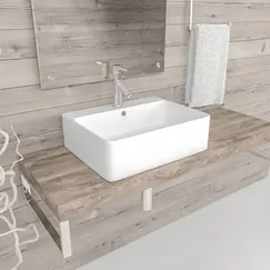 Раковина накладная ESBANO  "CIRCON-52" (white).