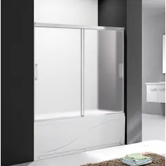 Душевая шторка на ванну CEZARES TANDEM-SOFT-VF-2-P-Cr