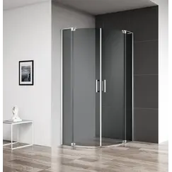Душевой уголок CEZARES SLIDER-R-2-Grigio-Cr