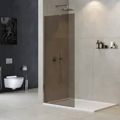 Душевая перегородка универсальная LIBERTA-L-1-TB-BR-Cr