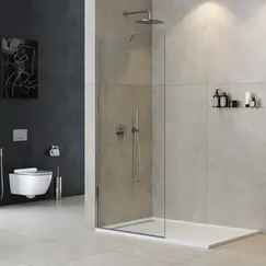 Душевая перегородка универсальная LIBERTA-L-1-TB-C-Cr