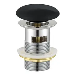 Донный клапан с переливом CEZARES CZR-SAT7-NERO