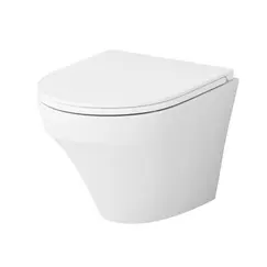 Унитаз подвесной AM.PM Inspire C501700WH безободковый c сид. микролифт, белый