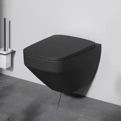 AM.PM Inspire V2.0 подвесной унитаз FlashClean с сиденьем микролифт, черн мат
