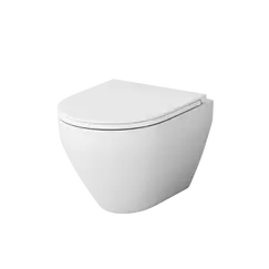 AM.PM Spirit V2.0 Унитаз подвесной  C701700WH безободковый c сиденьем микролифт 57WH, белый